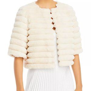 BCBG Maz Azria faux fur shrug